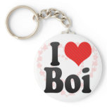 I Love Boi Key Chain