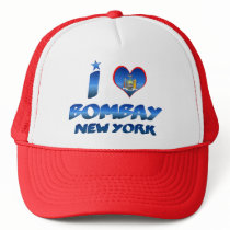 I love Bombay, New York Trucker Hats