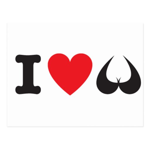 I (love) Boobies Postcard