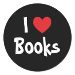 I Love Books stickers