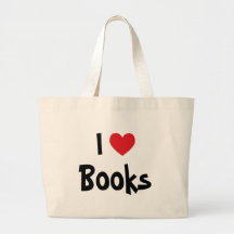 I Love Books Tote Bag