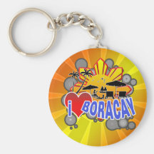 I Love Boracay Keychain
