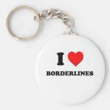 I Love Borderlines Key Chains