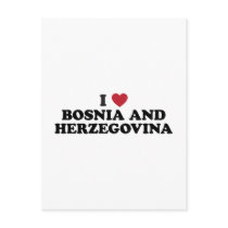 I Love Bosnia and Herzegovina Postcard