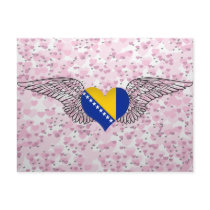 I Love Bosnia and Herzegovina -wings Postcard