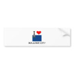 I Love Boulder City Nevada Bumper Sticker