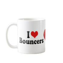 I Love Bouncers Mugs