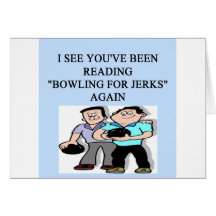 i love bowling cards