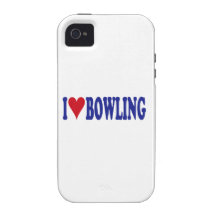 I Love Bowling Case-Mate iPhone 4 Cover