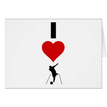 I Love Bowling (Vertical) Cards