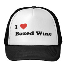 I Love Boxed Wine Mesh Hats