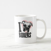 I Love Boxers mugs