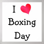 I Love Boxing Day posters