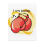 I Love Boxing Postcard