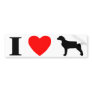 I Love Boykin Spaniels Bumper Sticker