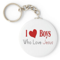 I Love Boys Keychains