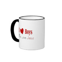 I Love Boys Mugs