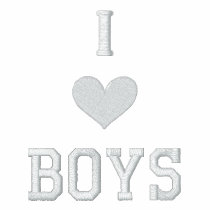 "I LOVE BOYS" SHIRT - Customized EMBROIDERY Polo Shirt