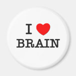 I Love Brain Refrigerator Magnet