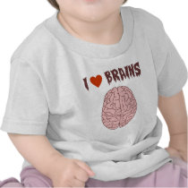 I Love Brains T Shirts