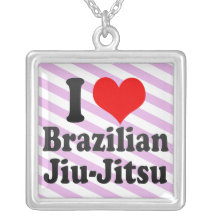 I love Brazilian Jiu-Jitsu Custom Necklace