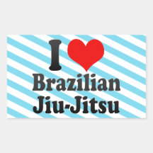 I love Brazilian Jiu-Jitsu Sticker