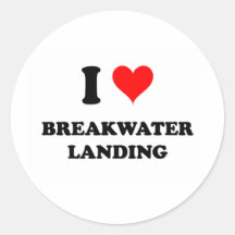 I Love Breakwater Landing Stickers