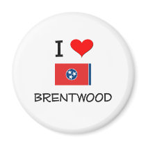 I Love Brentwood Tennessee Refrigerator Magnet