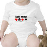 I Love Bridge (Bridge Game) Baby Bodysuit