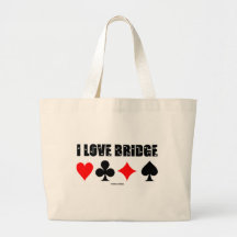 I Love Bridge (Bridge Game) Tote Bag