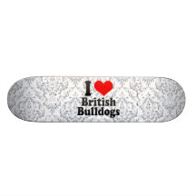 I love British Bulldogs Skateboard Decks