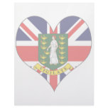 I Love British Virgin Islands Custom Letterhead