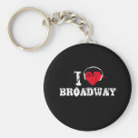I love broadway key chains