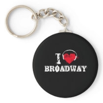 I love broadway key chains