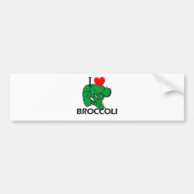 I Love Broccoli Bumper Stickers