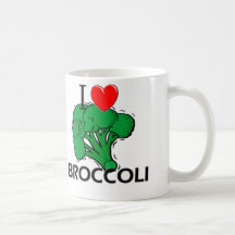 I Love Broccoli Coffee Mug