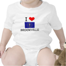 I Love BROOKVILLE Indiana Romper
