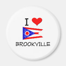 I Love Brookville Ohio Magnet