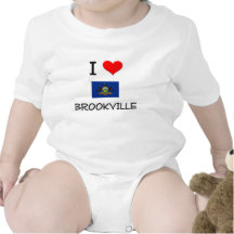 I Love Brookville Pennsylvania Rompers