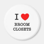 I Love Broom Closets Magnets