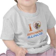 I Love Browns, IL T-shirt