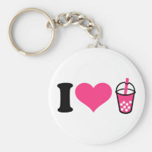 I love Bubble Tea Keychain