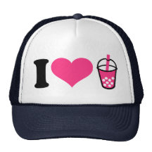 I love Bubble Tea Mesh Hats
