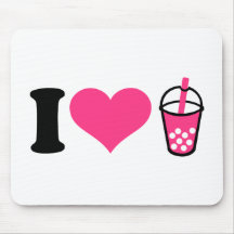 I love Bubble Tea Mousepad
