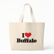 I Love Buffalo Canvas Bags
