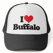 I Love Buffalo Trucker Hats