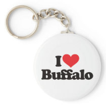 I Love Buffalo Key Chains
