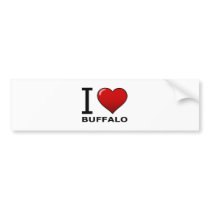 I LOVE BUFFALO,NY - NEW YORK BUMPER STICKERS