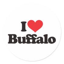 I Love Buffalo Sticker