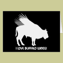 I love buffalo wings cards
